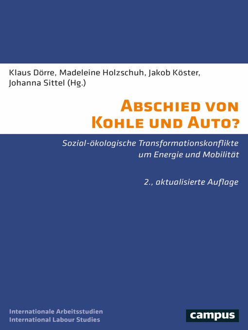Title details for Abschied von Kohle und Auto? by Klaus Dörre - Wait list